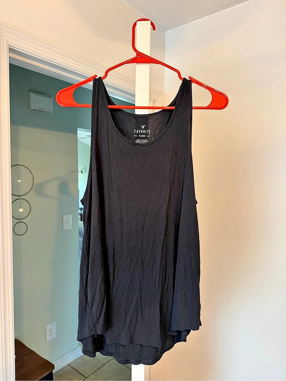 American Eagle Outfitters Black Favorite Tank Sleeveless Top